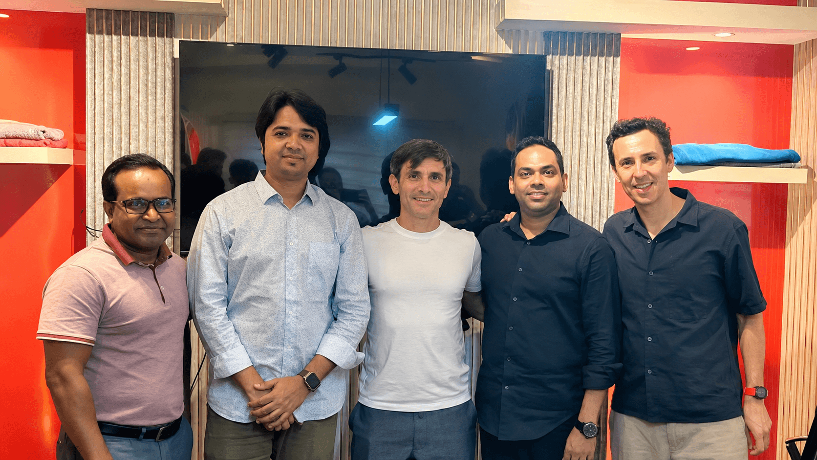 The Savino Limited team at the company showroom